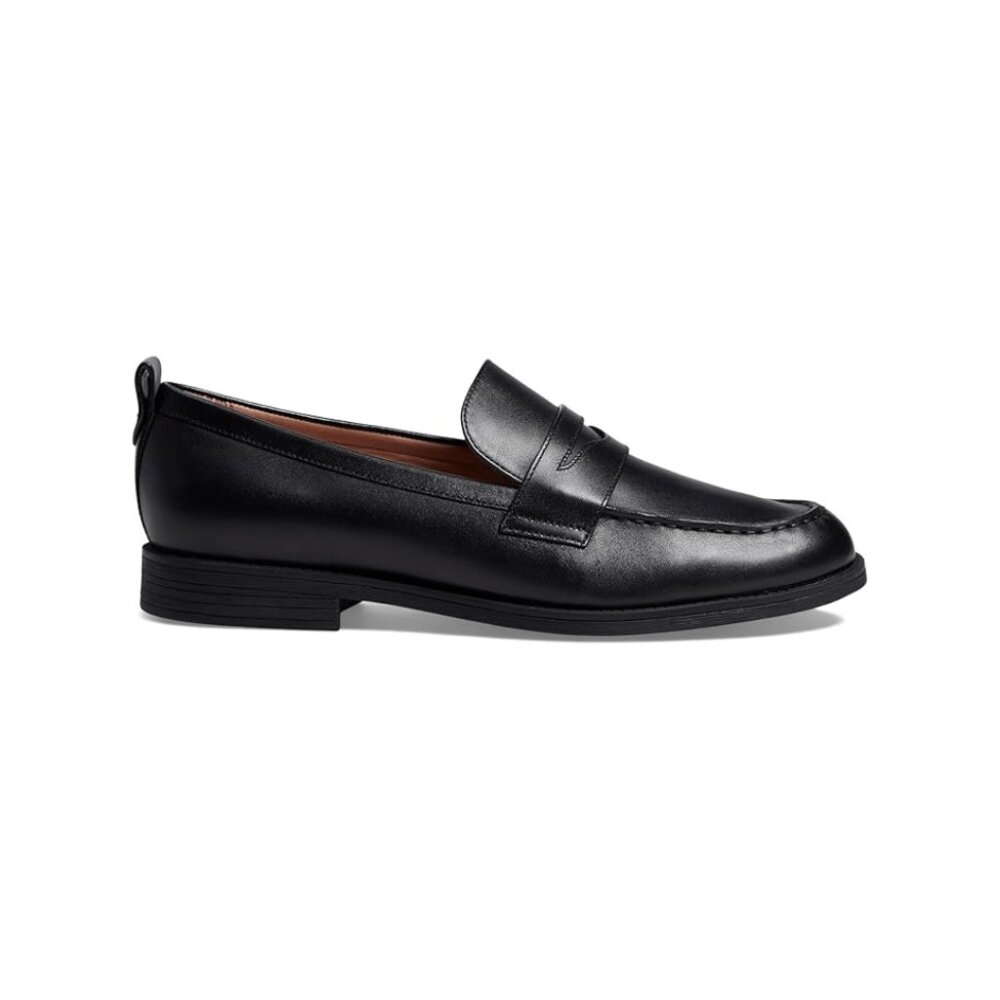 Cole Haan Men's Stassi Penny Loafer Leather Shoes - Black
